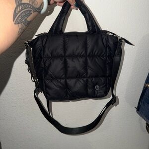 Black Quilted Women's Bag